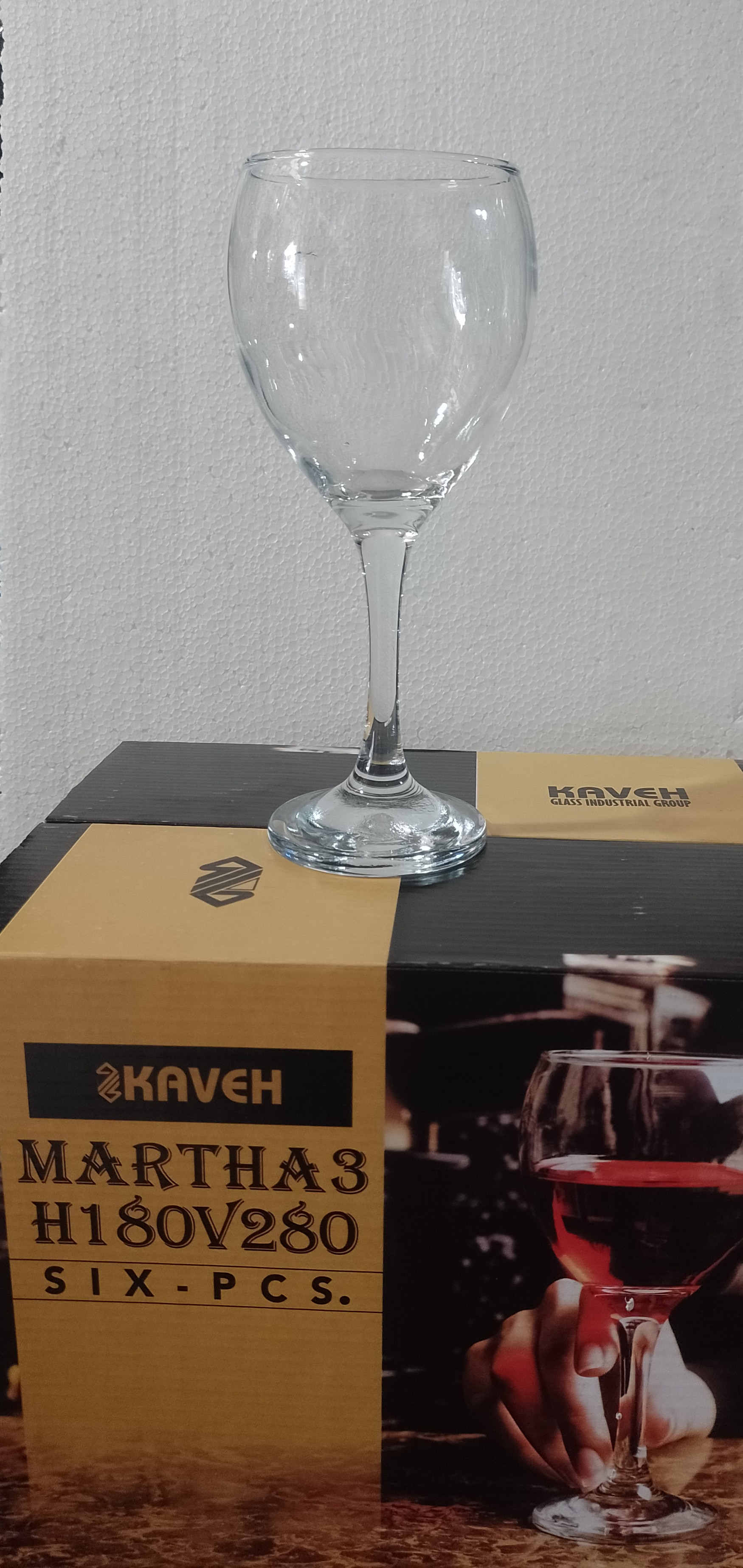 گیلاس خوری پایه دار نور تازه مدل مارتا 3